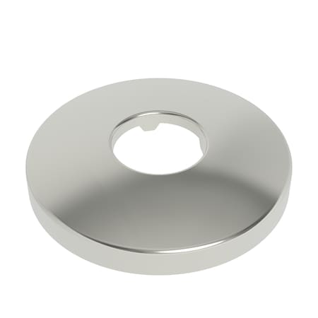 Newport Brass Shower Arm Flange, Polished Nickel, Wall 206-15